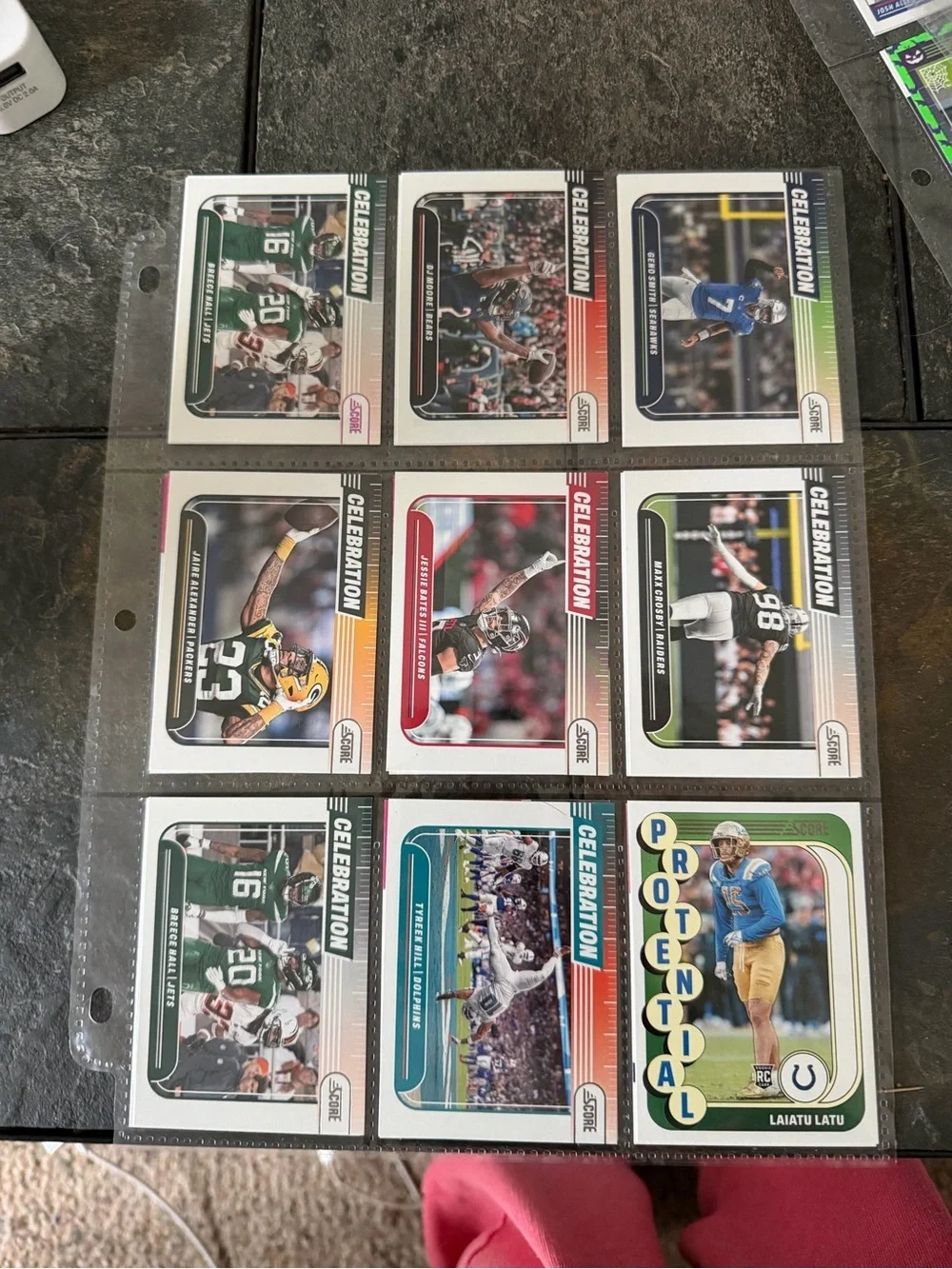 lot of rookie sports cards